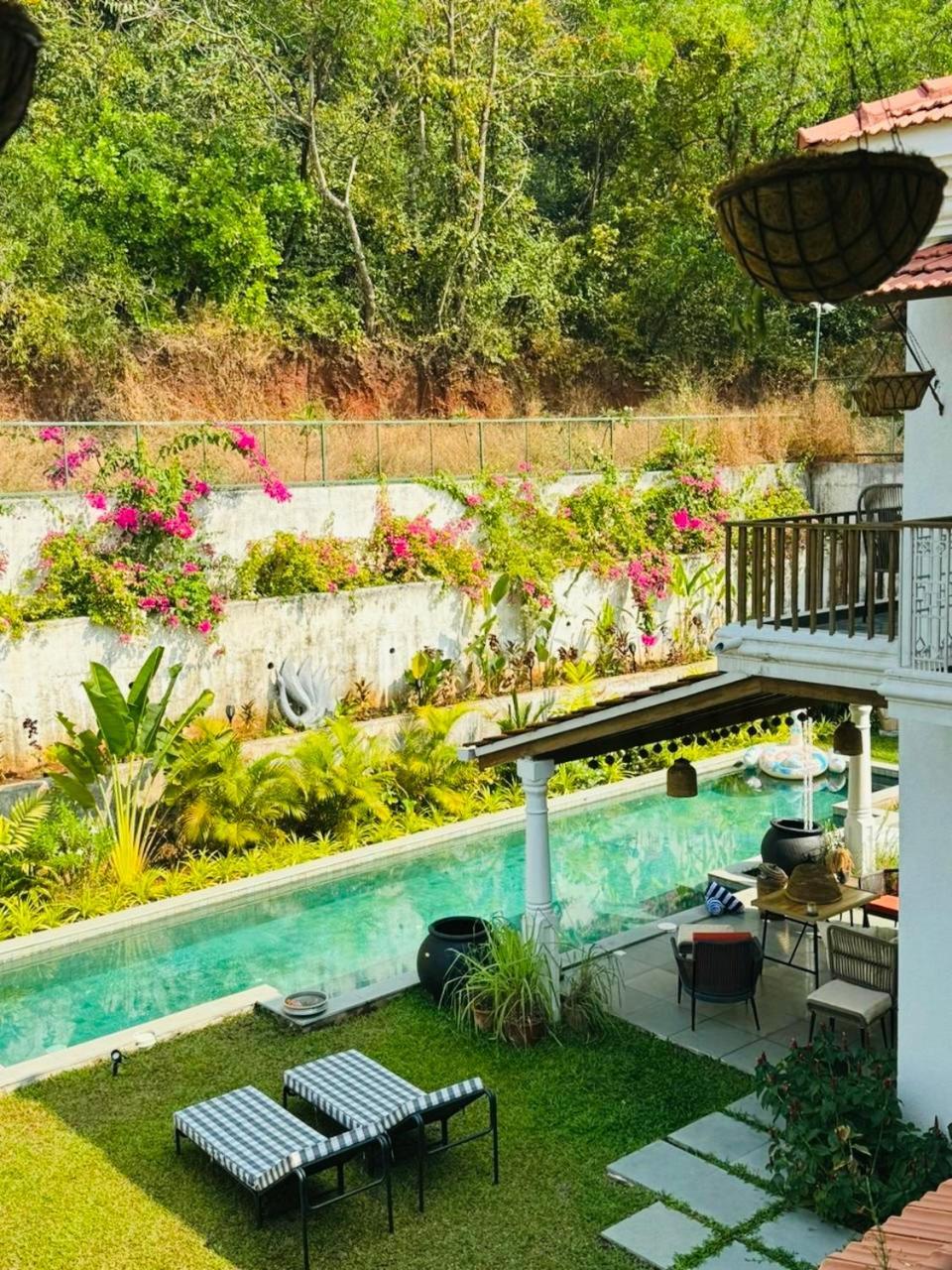 Casa Azul- Luxury 4Bhk Assagao With Private Pool Villa Vagator Eksteriør bilde